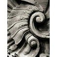 thumbnail image 2 of Ling, Tang 15x18 Black Ornate Wood Framed with Double Matting Museum Art Print Titled - Stone Carving I, 2 of 4