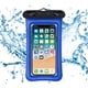 thumbnail image 1 of Bolsa impermeable para teléfono IPX8, ideal para playa y natación | Funda subacuática compatible con teléfonos de hasta 7.2" | Compatible con pantallas táctiles con cordón, 1 of 7