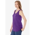 thumbnail image 2 of Woman Within Plus Size Scoopneck Tank, 2 of 6