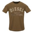 thumbnail image 1 of Diesel Mens Monotone Logo Embossed T-Shirt, 1 of 2