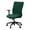 Dark Green, variant on Velvet Office Chair Cover, Universal Computer Office Chair Covers Stretch Desk Chair Covers Removable Washable Rotating Chair Slipcovers for Rotating Chair-Light Blue-Medium