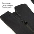 thumbnail image 4 of Bas de Compression, L/TG (Noir) 1 Chaussettes de Compression Zippées pour Hommes et Femmes Chaussettes de Compression pour Varices, Dème, 4 of 5