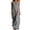 Gray, variant on Iyufng Summer Dresses for Women 2026 Loose-Fit Casual Sleeveless Button-Down Patchwork Maxi Dress