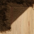 thumbnail image 4 of Riverbay Furniture Flokati Hand Woven Wool 3'6"x5'6" Rug in Cocoa Brown, 4 of 5