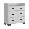 thumbnail image 7 of Dressers, Alyn Modern 5-Drawer Dresser with Spacious Top | White | Particle Board, 7 of 7