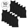 thumbnail image 2 of BenBen Men Tank Tops Ribbed Classic Fit Cotton Athletic Gym Workout Undershirt Breathable 10-Pack, 2 of 4