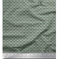 thumbnail image 1 of Soimoi Cotton Cambric Fabric Leaves Small Print Fabric by The Yard 42 Inch Wide, 1 of 1