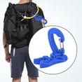 thumbnail image 4 of Diving Webbing Single  Hook, Diving Spring Clip Lanyard  Hook Scuba Dive Current Double BCD Hose Holder Clip Regulator Buckle Hook for Dive Snorkeling, 4 of 7