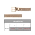 thumbnail image 4 of INSPIRE CHIC Women Rhinestone Belts, Bling Crystal Sparkly Diamond Shiny Soft Waistband for Party Jeans Dresses 45.3x0.7"(LxW) Bronze, 4 of 6