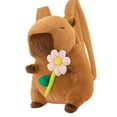 thumbnail image 4 of Mochila de peluche divertida y adorable Salvador Flor rosa, 4 of 10