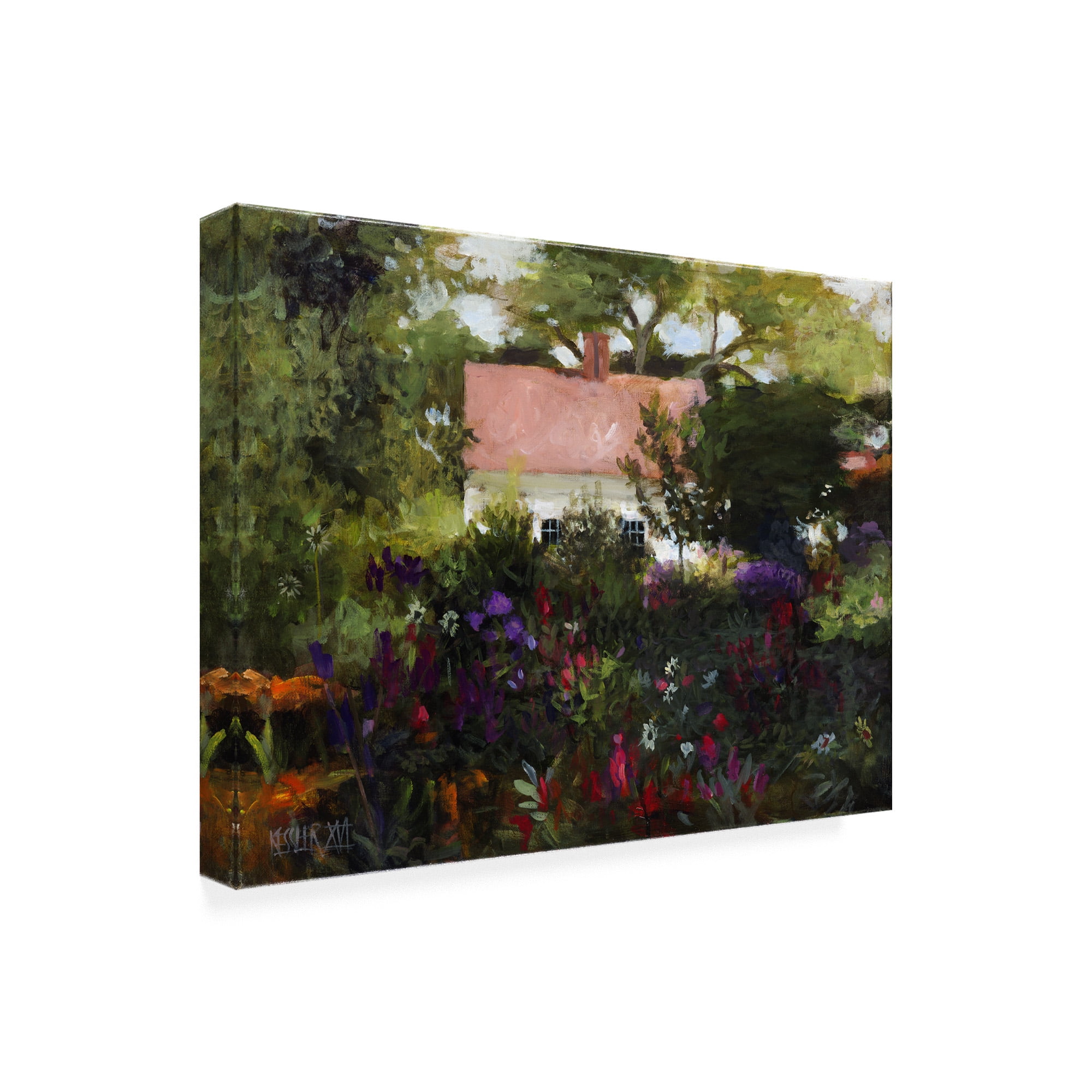 Trademark Fine Art 'The Upper Garden' Canvas Art by Daniel Patrick Kessler