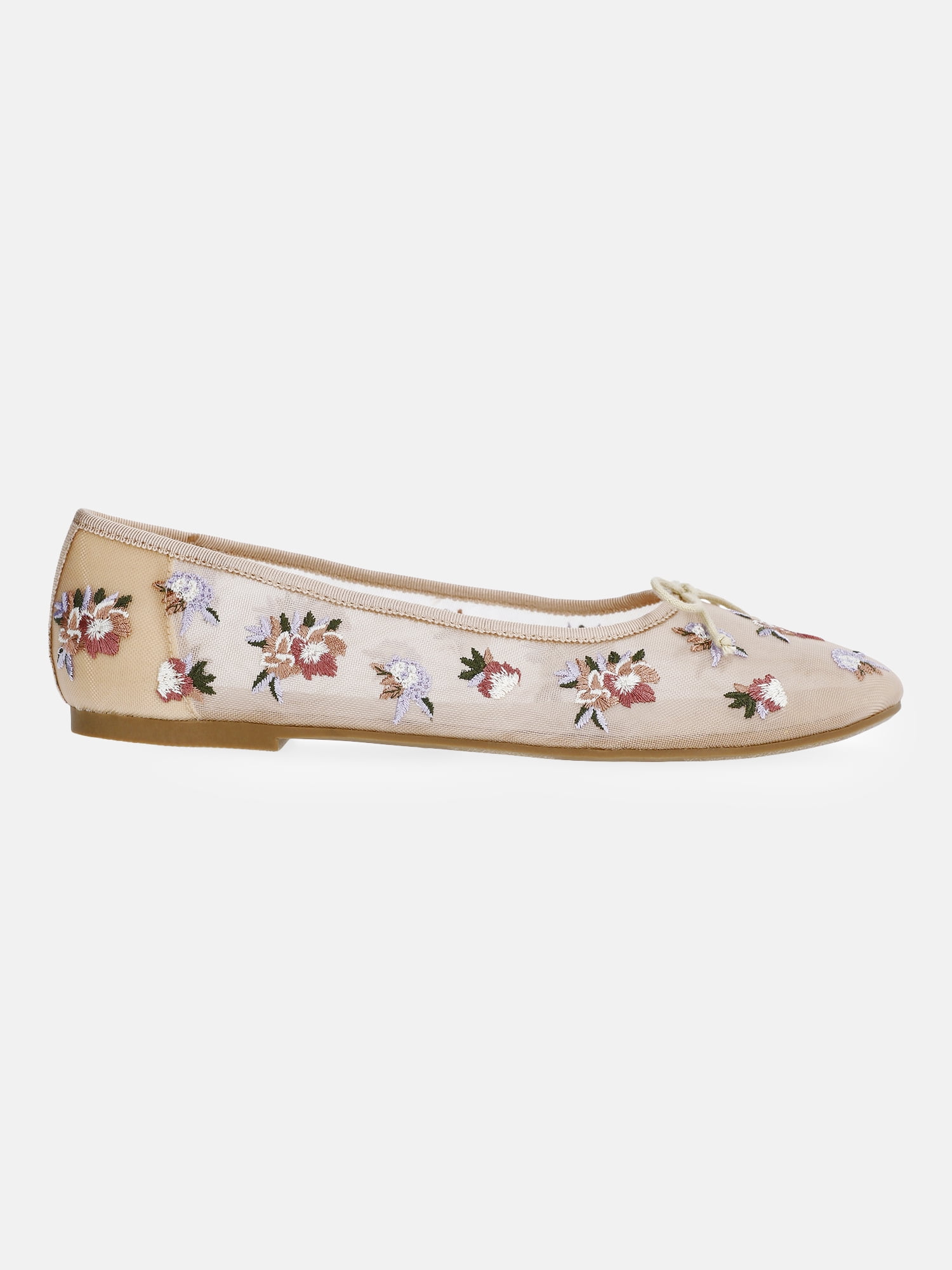 Scoop Women's Floral Mesh Ballet Flats