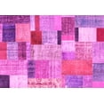 thumbnail image 1 of Ahgly Company Indoor Rectangle Patchwork Pink Transitional Area Rugs, 4' x 6', 1 of 4