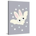 thumbnail image 2 of "Yellow Bunny Bat" Painting Print on Wrapped Canvas, 2 of 7