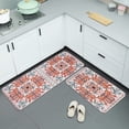 thumbnail image 2 of Kitchen Mat 2 PCS-Boho Kitchen Rug and Mat Washable, Bohemia Cushioned Anti-fatigue Kitchen Rugs, Farmhouse Non Slip Memory Foam Kitchen Mat for Home Office, 17 x 47 + 17 x 30, Colorful, 2 of 6