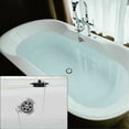 thumbnail image 5 of Tapón de desagüe de goma con cadena para lavabo, accesorio para lavabo de baño, 4 tapones de desagüe de goma con cadena, para lavabos, bañeras, duchas, baños y cocinas (negro), 5 of 5