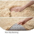 thumbnail image 2 of Noahas Soft Fluffy Area Rug for Living Room Bedroom Shaggy Accent Carpets for Kids Girls Rooms,2'x 6',Tan, 2 of 8