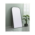 thumbnail image 3 of Elegant Decor Metal Frame Arch Full Length Mirror 35X66 Inch In Black, 3 of 10