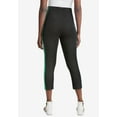 thumbnail image 2 of Jessica London Women's Plus Size Everyday Stretch Cotton Capri Legging, 2 of 3