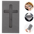 thumbnail image 1 of HAMPPLIES 2Pcs Graphite Molds For Casting Metal Black Cross Designed For Jewelry Making Hobbyists, 1 of 7