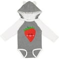 thumbnail image 3 of Inktastic Strawberry Kawaii Boys or Girls Long Sleeve Baby Bodysuit, 3 of 5