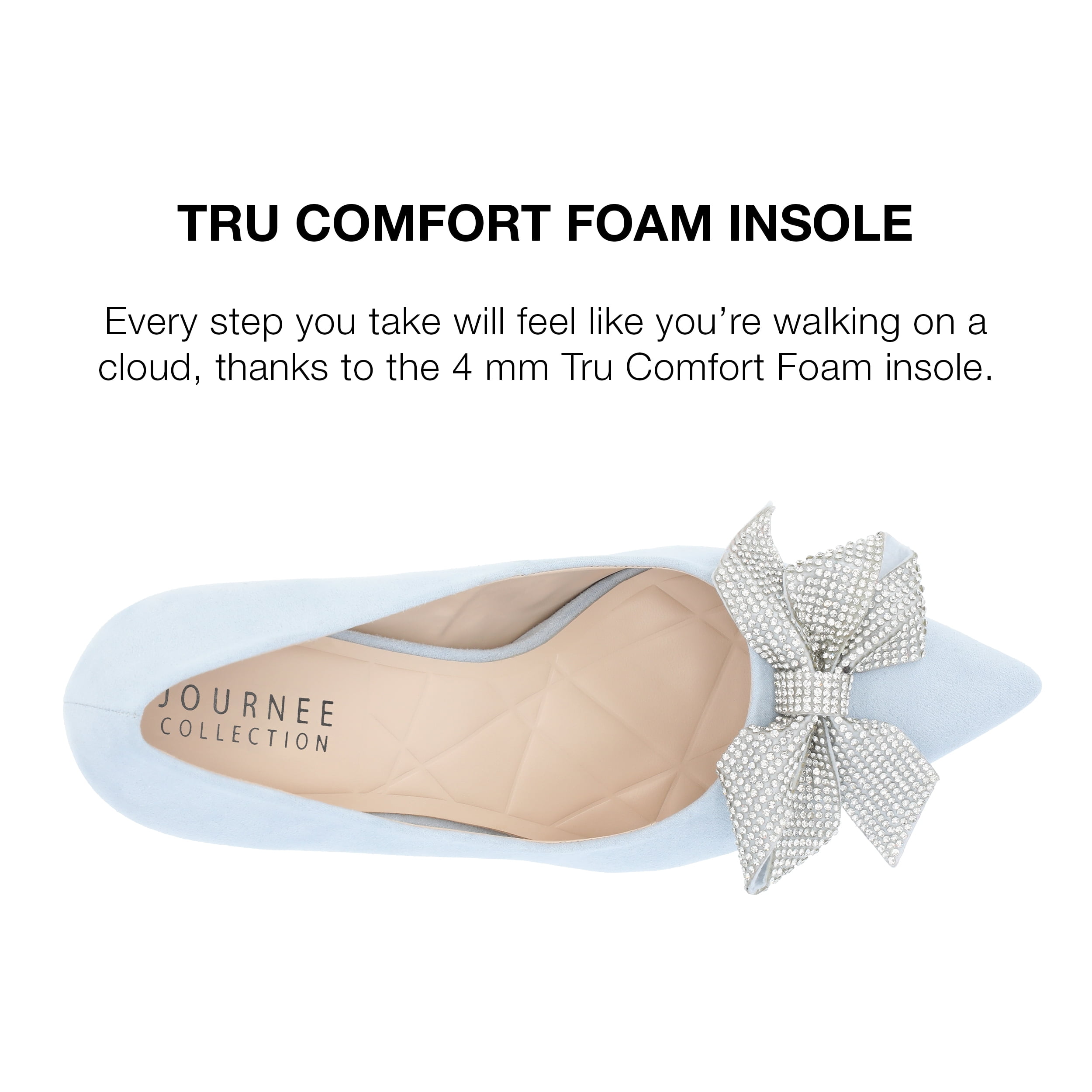 Journee Collection Womens Marcie Tru Comfort Foam Mid Heel Pointed Toe Pumps
