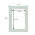 thumbnail image 3 of Honeydew Acid Free 22x28 Picture Frame Mats with White Core Bevel Cut for 18x24 Pictures - Fits, 3 of 3