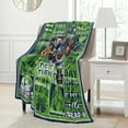 thumbnail image 2 of Seattle Football Lovers Flannel Blanket, Plush Football Travel Blanket Gifts for Men Women Boys Kids, Football Team Color Soft Throw Blanket 60" X 50", 2 of 6