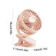 thumbnail image 5 of Ventiladores Pequeños Refrigeración Por Aire para Escritorio Mesa Miniventiladores 3 Velocidades Con Abrazadera 3000mah, 5 of 9