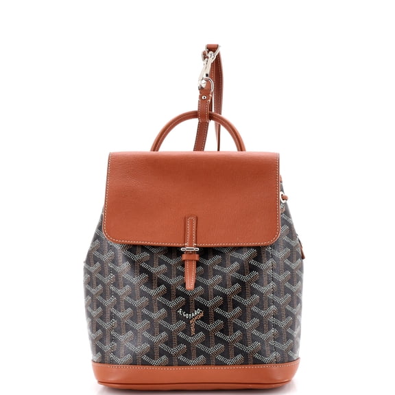 Pre-Owned Alpin Backpack Coated Canvas Mini By Rebag