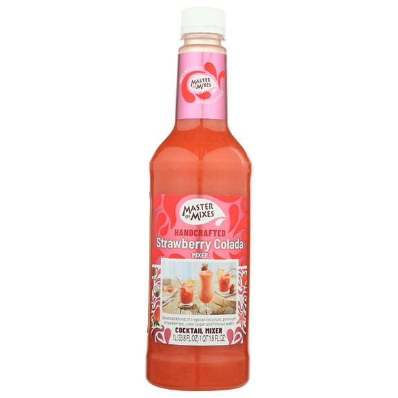 Pack of 6, Master Of Mixes Strawberry Colada Mixer, 33.8 oz