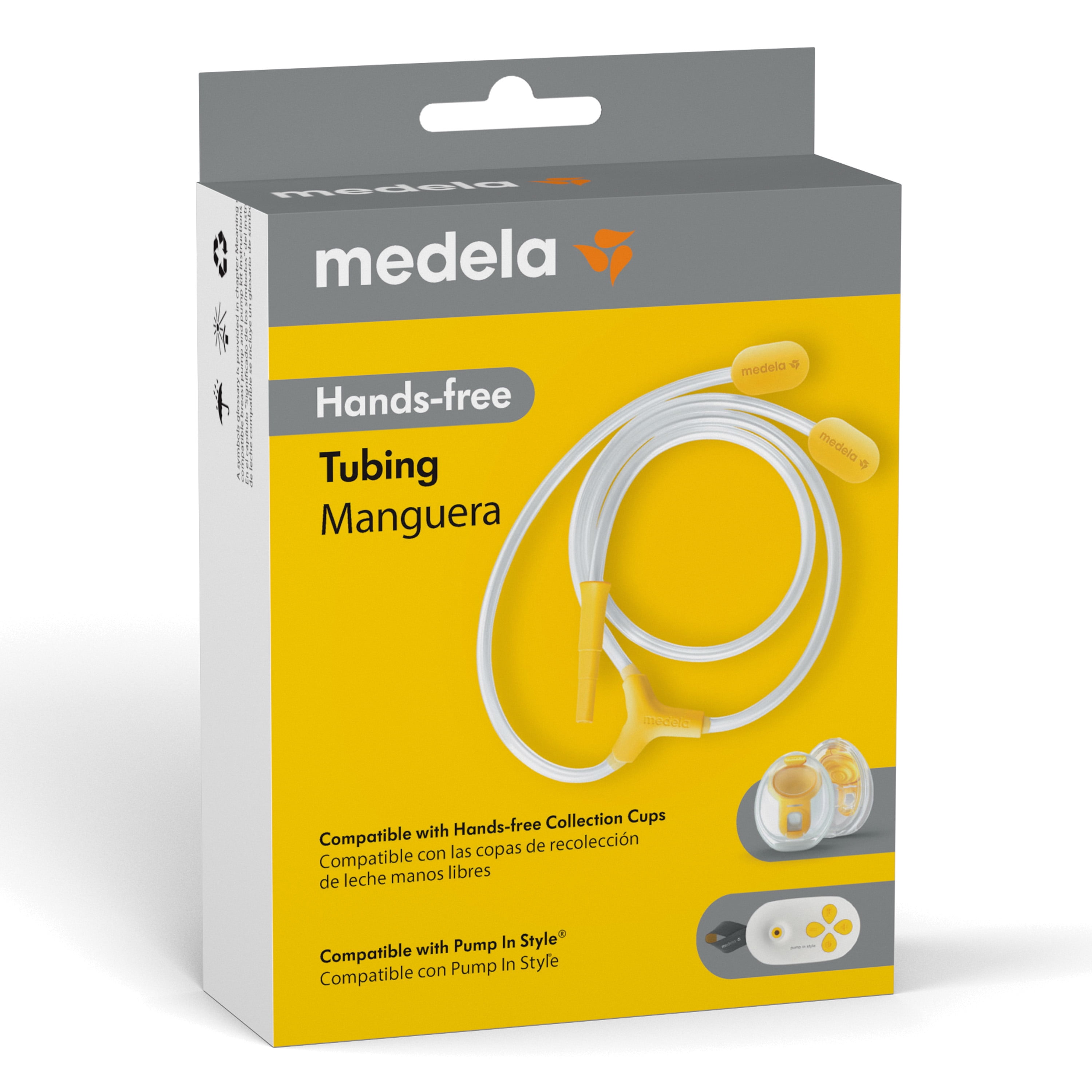 Medela Breast Pump Replacement Tubing, Pump in Style Hands Free Compatible,  101045766, 1 Set 