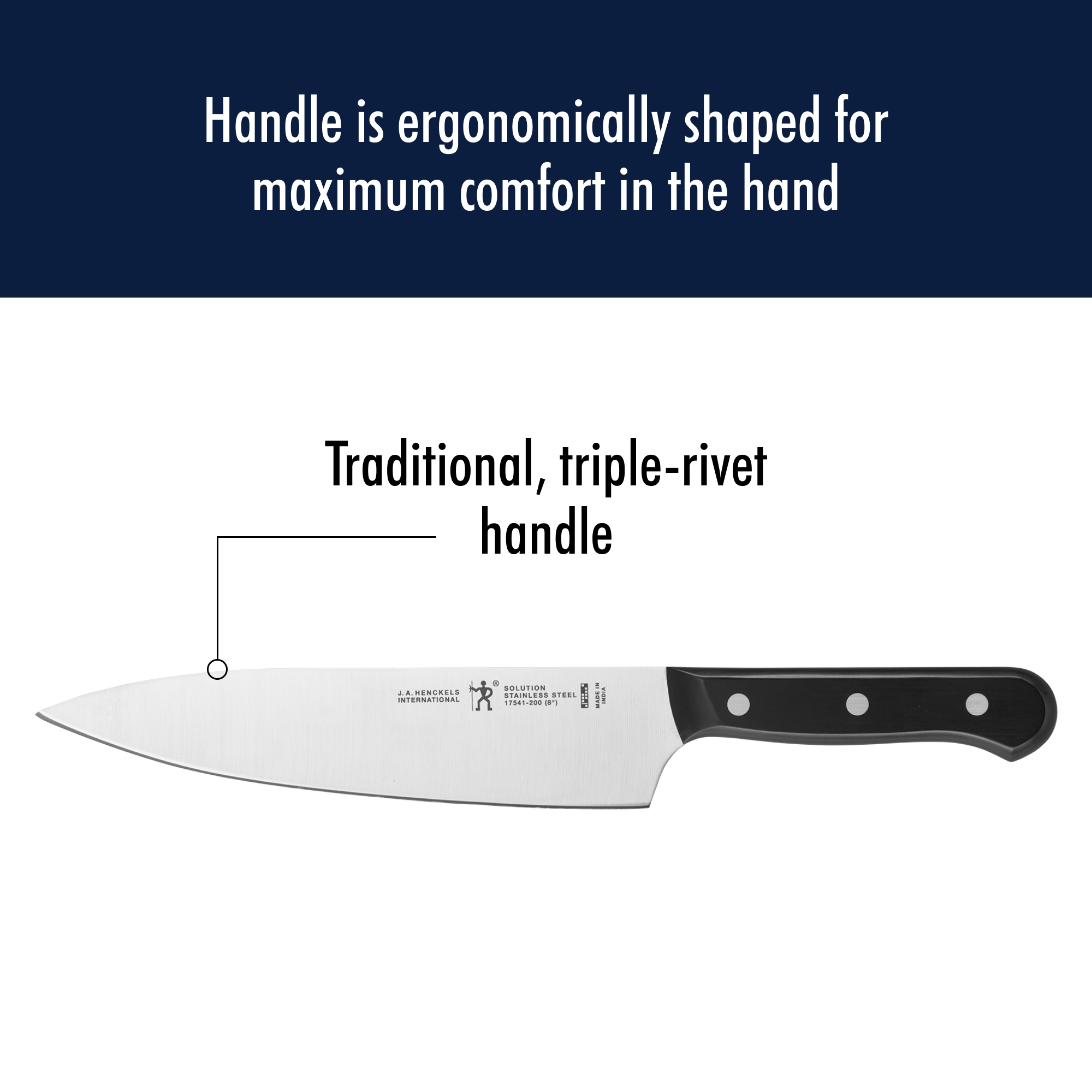 Henckels International Solution 3-Piece Starter Knife Set - image 3 of 6