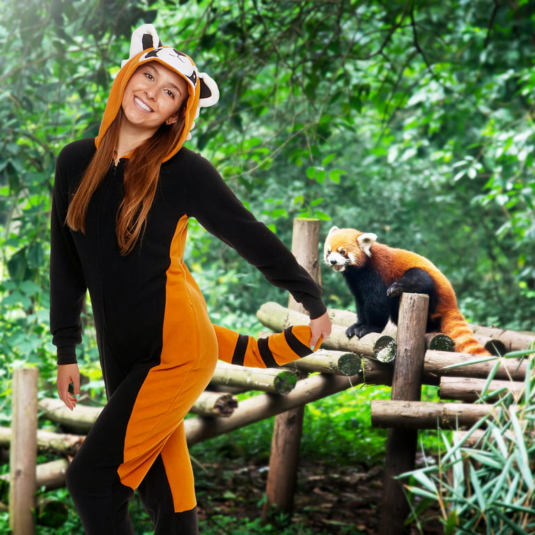 Slim Fit Adult Onesie - Animal Halloween Costume - Plush Fruit One Piece  Cosplay Suit for Women and Men by FUNZIEZ! 