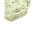 thumbnail image 6 of Bagilaanoe Newborn Baby Girl Rompers Floral Print Fly Sleeve Bodysuits + Headband 6M 12M 18M 24M Infant Casual One Piece Short Jumpsuit, 6 of 6