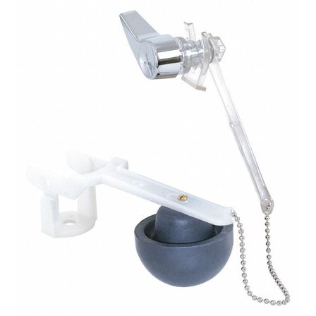 Manufacturer Varies Touch Flush Valve, Plastic, White 40079