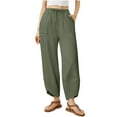 thumbnail image 2 of POROPL Wide Leg Sweatpants Women Elastic Bottom Pants with Pockets,Sweatpants for Women Size S-XXL, 2 of 9