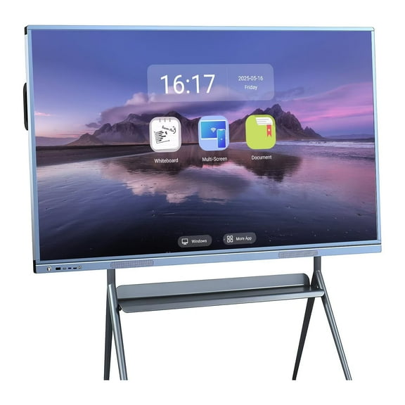 JYXOIHUB 55 Inch Digital Whiteboard, 4K Touch Screen Smart Board for Teaching, Presentations & Meetings(Include Wall Mount)