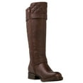 thumbnail image 4 of GLOBALWIN Women's 19YY03 Brown Quilted Knee-High Fashion Boots 7.5M, 4 of 8