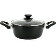 thumbnail image 2 of Oster Connelly 7 Piece Textured Nonstick Aluminum Cookware Set in Black, 2 of 7