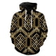 thumbnail image 1 of Sudadera con capucha y cremallera para hombre, con estampado geométrico abstracto, de gran tamaño y divertida, de manga larga, con estampado 3D, ideal para ir de calle, gran oferta 2024, 1 of 6