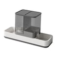 thumbnail image 3 of Juego de dispensador de agua y comida 2 en 1, platos para perros y gatos, alimentador de comida para mascotas por gravedad para gris Yuyangstore Dispensador Automático, 3 of 8