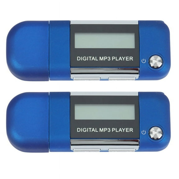 Mp3 Player Music Player Supports Replaceable AAA Battery,(Blue)