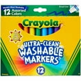 thumbnail image 3 of Crayola 12 Ct Ultra-Clean Washable Markers, 3 of 4