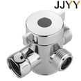 thumbnail image 2 of JJYY 1PC/2Pcs Multifunction 3-Way Shower Head Diverter Valve - G1/2 Three-Function Switch Adapter Connector, Universal Shower System for Handheld Showerheads and Fixed Sprays, 2 of 8