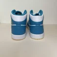 thumbnail image 5 of Ni - ke Ni - ke Air Jordan 1 Mid Aquatone Blue Gold-White Mens Size 15 Sneaker Shoe NIB, 5 of 5