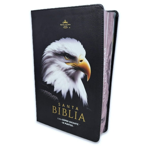 Biblia RVR60 Aguila Nuevas Fuerza Letra Super Gigante 19 Puntos