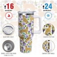 thumbnail image 2 of 40 oz Golden Retriever Tumbler with Handle, Insulated Stainless Dog Tumbler Coffee Travel Mugs Cup Water Bottle Golden Retriever Lovers Gifts for Women Girls, 2 of 6