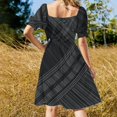 thumbnail image 3 of Irregular Stripe 2025 Dress Evening Elegant And Chic Women for Outfits Beach Clothes Women Dress, 3 of 6