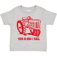 thumbnail image 3 of Inktastic This is How I Roll Tractor Red Boys or Girls Toddler T-Shirt, 3 of 5